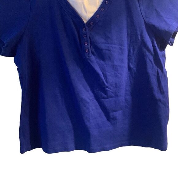 Pre Owned Women’s Dressbarn T-Shirt Blouse Perfect for Casual Days Sz 18/20 - Picture 2 of 9